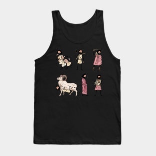 Greek Myth Comix - ODYSSEUS stickers 2 Tank Top